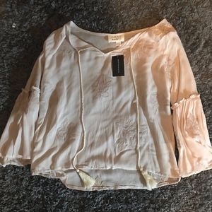 South Moon Under tan blouse